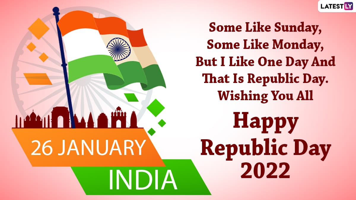 Happy Republic Day 2022 Wishes, Patriotic Quotes and HD Images ...