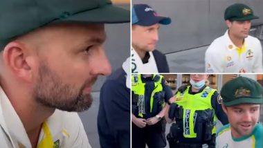 Australia and England Cricketers’ Ashes Party in Hobart Hotel Shut Down by Police (Watch Video)