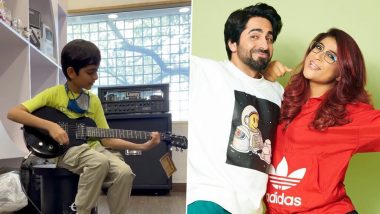Ayushmann Khurrana–Tahira Kashyap’s Son Viraajveer Turns A Year Older Today! Actor Shares A Glimpse Of His Multi-Talented Boy Strumming Guitar (View Pics And Video)