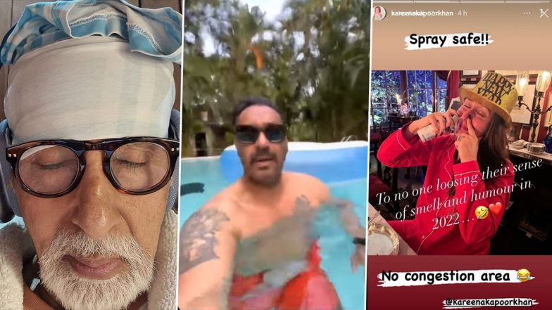 Happy New Year: Amitabh Bachchan, Kareena Kapoor Khan, Ajay Devgn and Others Wish Fans for a Positive and Joyful 2022 Ahead! (View Pics)