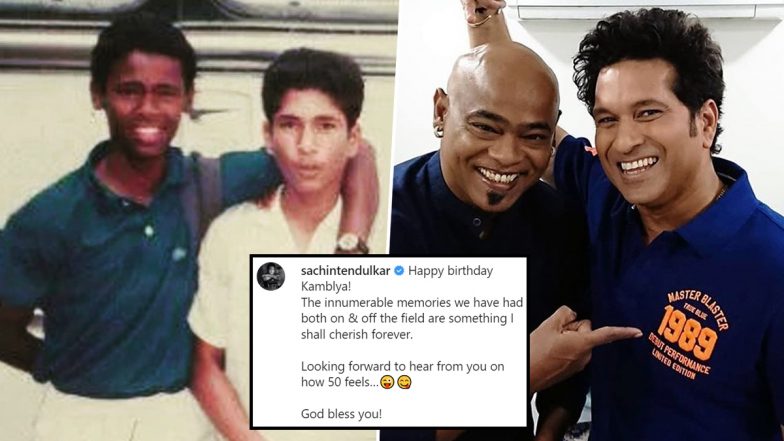 Sachin Tendulkar Wishes Vinod Kambli on His Birthday With Throwback Picture, Writes, ‘Looking Forward To Hear From You on How 50 Feels’