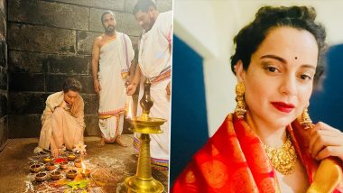 Kangana Ranaut Marks Her New Year 2022 at Tirupati Balaji Temple, Says ‘I Want Less Police Complaints and More Love Letters’