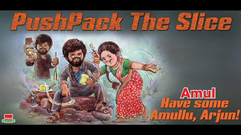 Pushpa: Amul Topical Celebrates the Success of Allu Arjun’s Action Film (View Pic)