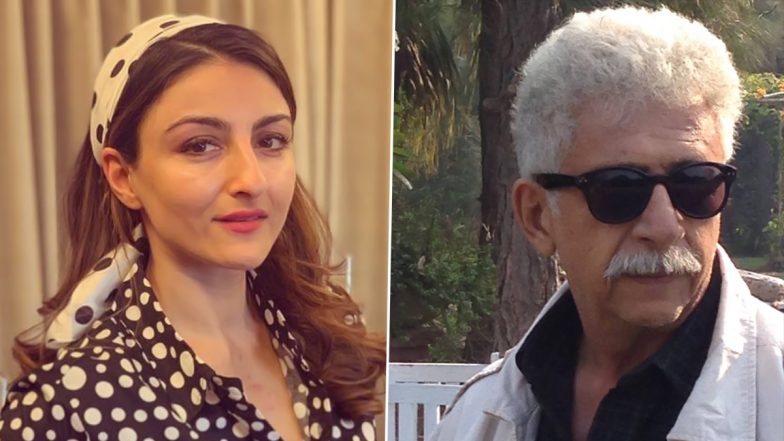 LATESTLY Exclusive! Soha Ali Khan On Working With Naseeruddin Shah: Legends Like Him Don't Try To Teach, They Tell Stories!