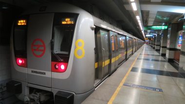 COVID-19 in Delhi: Metro Trains to Be Available at Frequency of 15-20 Minutes on Yellow Line, Blue Line Due to Weekend Curfew, Says DMRC