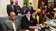 India News | Arrest Mustafa Immediately for Trying to Incite Communal Clashes, Says Sukhbir Badal