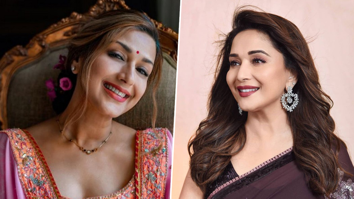 Porn Video Sonali Bendre Ki - Sonali Bendre Turns 47: Madhuri Dixit Pens a Beautiful Birthday Wish to  Mark Her Special Day, Calls the Actress 'Her Inspiration' | LatestLY