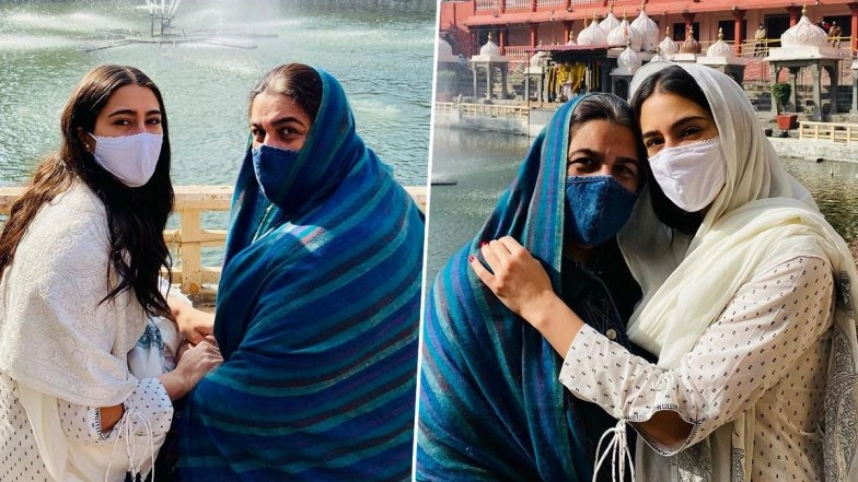 Sara Ali Khan Seeks Blessings at Mahakaleshwar Jyotirlinga Temple