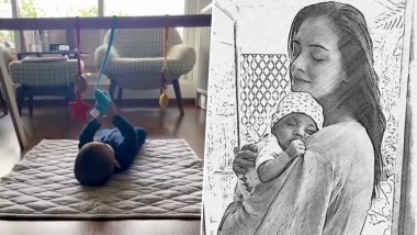 Dia Mirza Shares A Glimpse Of Her Baby Boy Avyaan’s Playtime And It’s Too Cute To Be Missed (Watch Video)
