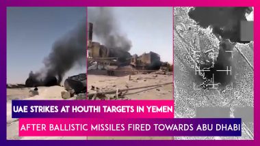 UAE Strikes At Houthi Targets In Yemen After Ballistic Missiles Fired Towards Abu Dhabi