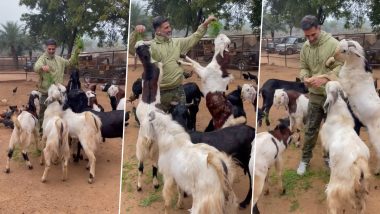 Akshay Kumar Plays Teri Mitti Song While Feeding Goats, Thanks Mother Nature (Watch Video)
