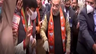 India News | UP Polls: Amit Shah Begins Door-to-door Campaign in Kairana