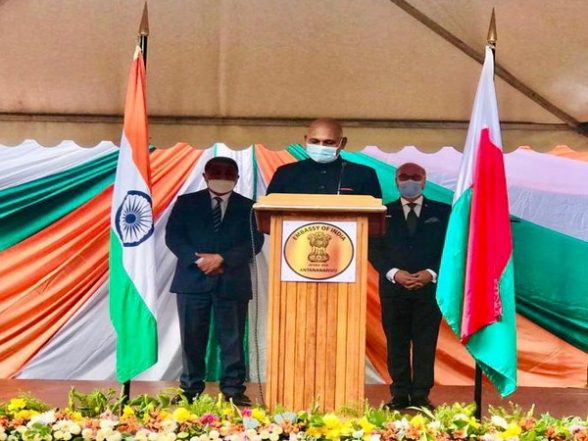World News | Indian Embassy in Madagascar Celebrates 73rd Republic Day by Unfurling National Flag - Vimarsana News
