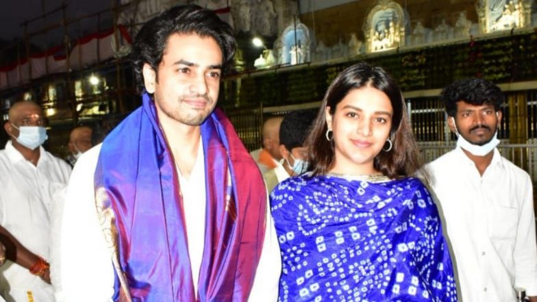 Hero: Ashok Galla And Nidhhi Agerwal Visit Tirumala Tirupati Devasthanams Ahead Of The Film’s Release (View Pics)