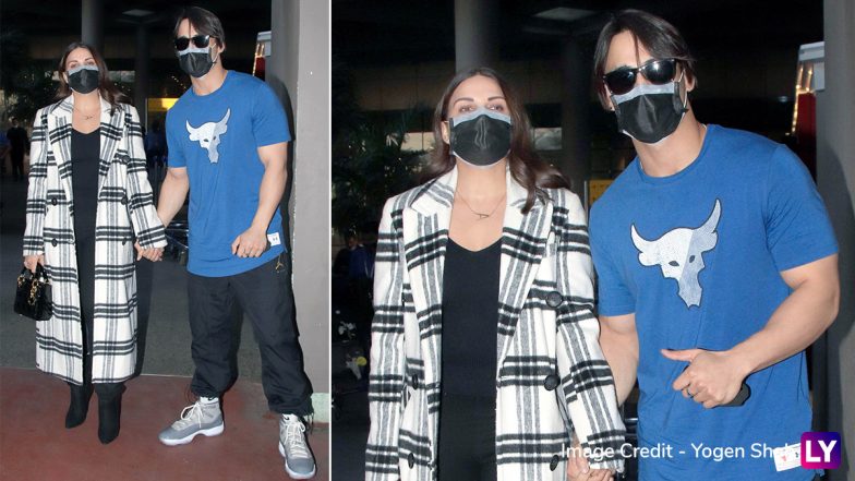 Lovebirds Asim Riaz and Himanshi Khurana Flash PDA at the Airport, Look Chic While Posing for the Paparazzi (View Pics)