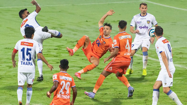 FC Goa 1-0 Chennaiyin FC, ISL 2021-22: Jorge Mendoza Score Late As Gaurs Return to Winning Ways