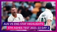 AUS vs ENG Stat Highlights 5th Ashes Test 2021&ndash;22 Day 2: Hosts in Control