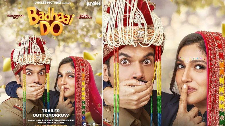 Badhaai Do: Rajkummar Rao and Bhumi Pednekar’s Film's Trailer To Release on January 25 (View Poster)