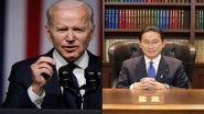 US President Joe Biden and Japan PM Fumio Kishida to Meet Virtually on January 21, to Discuss Quad