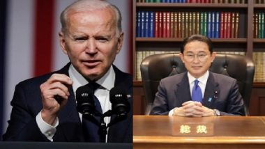 US President Joe Biden and Japan PM Fumio Kishida to Meet Virtually on January 21, to Discuss Quad