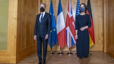 World News | Blinken, German Chancellor Discuss Ukraine Crisis, China Challenges