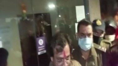 India News | Karni Sena Holds Demonstration at Jawed Habib's Franchise Salon in Indore