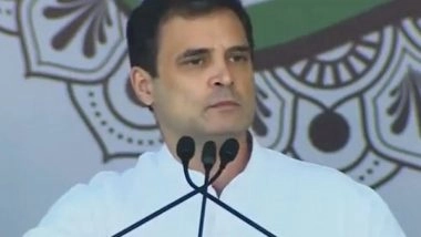 India News | Assembly Polls: Rahul Gandhi to Visit Goa on Feb 2, to Hold Virtual Rally in CM Sawant's Constituency Sanquelim