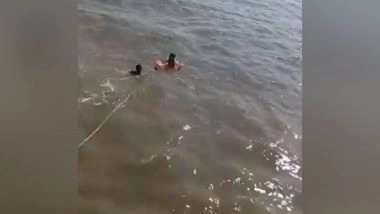 India News | Mumbai Police Rescues Female Tourist from Drowning Near Gateway of India