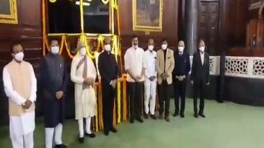 India News | Parliamentarians Pay Tributes to Netaji Subhas Chandra Bose on His 125th Birth Anniversary