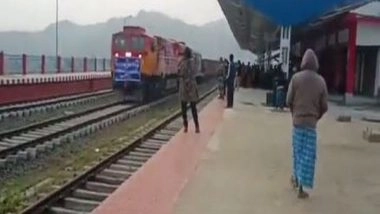 India News | First Goods Train Reaches Manipur, PM Modi Says This Will Enhance State's Commerce