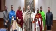 India News | Priests from Tirupati, Srisaila Devasthanam  Meet PM Modi, Offer Prasad from Holy Shrines