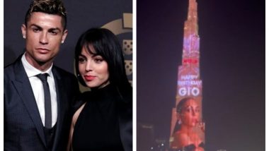Cristiano Ronaldo's Girlfriend Georgina Rodriguez Features on Burj Khalifa, Shares Beautiful Pics With Family From Her 28th Birthday Celebration