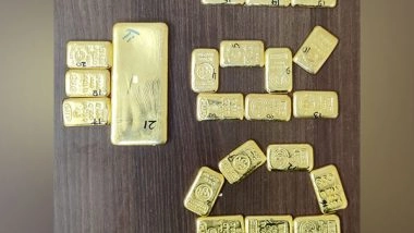 India News | DRI Sleuths Arrest One at Raipur Railway Station with 3.33 Kg Smuggled Gold
