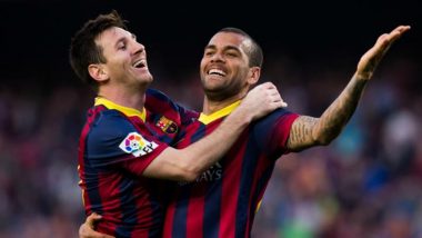 Dani Alves Hopes to Reunite With Lionel Messi at Barcelona, Says 'I Hope That One Day We Can Play Together Again'
