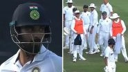 KL Rahul & Dean Elgar Get Into a Heated Argument After Indian Captain's Dismissal During IND vs SA 2nd Test 2022 Day 2 (Watch Video)