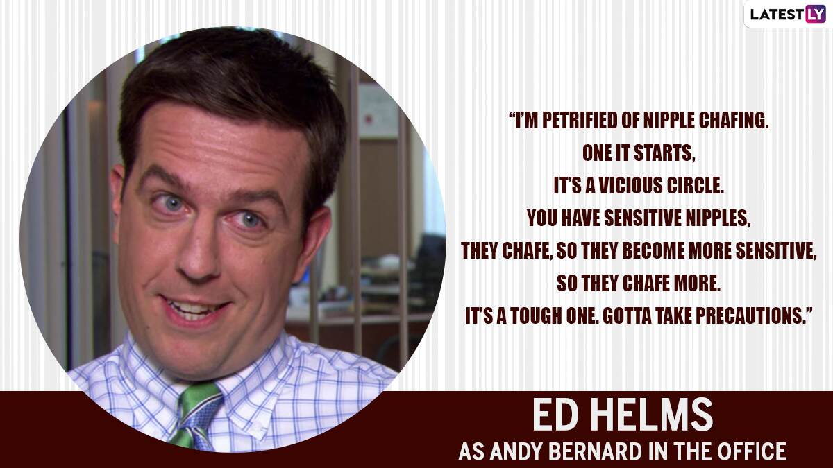 Ed Helms Birthday Special: 10 Quotes by the Actor as Andy Bernard From The  Office That Prove He's the Weirdest Among All | ? LatestLY