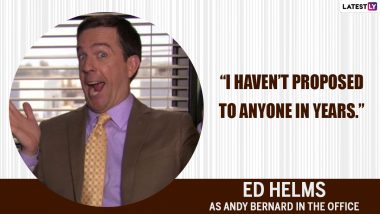 Ed Helms Birthday Special: 10 Quotes by the Actor as Andy Bernard From The Office That Prove He’s the Weirdest Among All