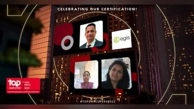 Business News | Egis Certified Top Employer 2022 in France and India