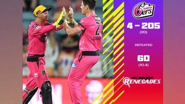 Sports News | BBL: Postponed Brisbane Heat-Sydney Sixers Match to Be Played on Jan 19