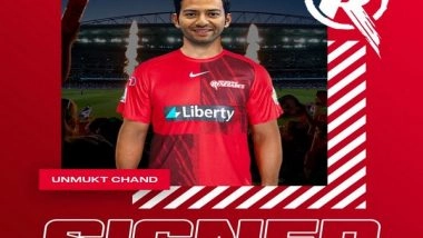 Sports News | Dream Come True to Play at MCG: Unmukt Chand After Making BBL Debut