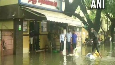 India News | Heavy Rainfall Causes Waterlogging in Several Parts of Chennai