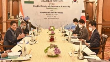 World News | India, South Korea Aim to Achieve Trade Target of USD 50 Billion Before 2030