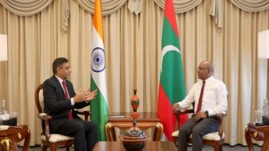 World News | UNGA President Meets Indian Envoy to Maldives, Exchanges Views on Enhancing Maldives-India Ties