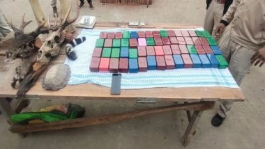 India News | Two Held in Assam, 795 Gm Heroin, Wildlife Products Seized