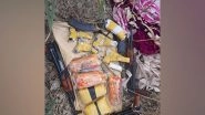India News | BSF Recovers Huge Cache of Arms, Ammunition, Heroin Near IB from Jammu