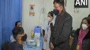 Health Minister Mansukh Mandaviya Visits RML Hospital To Take Stock of COVID-19 Vaccination for Children Aged 15&ndash;18 Years