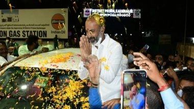 India News | Telangana BJP Chief Bandi Sanjay Released from Karimnagar Jail