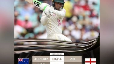 Sports News | 'Pretty Hard to Go Past Him': Cummins on Khawaja's Place in Fifth Ashes Test