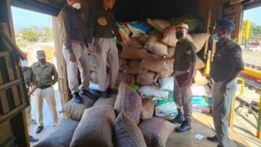 India News | Assam Police Seizes 287 Bags of Illegal Burmese Supari from Railway Station