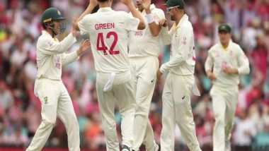 Sports News | Ashes, 4th Test: Australia 7 Wickets Away from Victory (Lunch, Day 5)